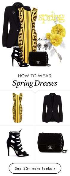 "SPRING FASHION" by arjanadesign on Polyvore featuring Alexander McQueen, WithChic, Chanel, Ermanno Scervino, SpringStyle and spring2016