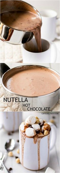 Nutella-Hot-Chocolate: Amber&#39;s review - made 12/14/15 - for the most part I followed this recipe - more or less eyeballed it (probably used more Nutella than the recipe called for) - either way, this is a delicious hot cocoa!