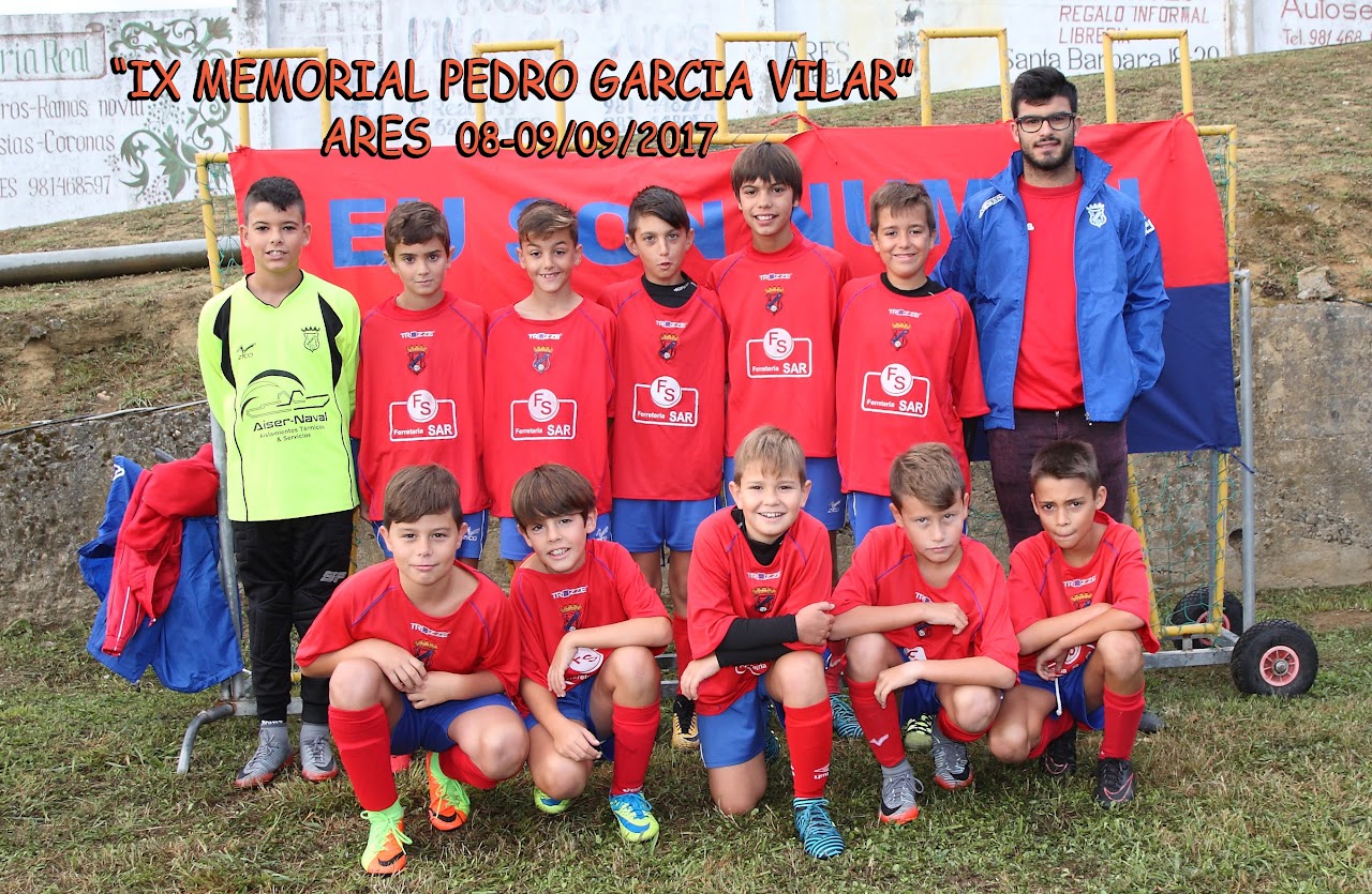 ADR NUmancia de Ares. IX Memorial Pedro García Vilar 2017. Fútbol 8. Prados Vellos. 8 y 9 de Septiembre de 2017.