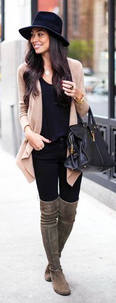 Over the knee boots.