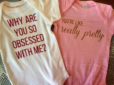 Mean Girls Onesie Set // Why are you so by JamieVanNuysDesigns