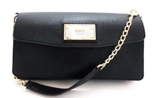 DKNY (Donna Karan New York) Evening Bag / Clutch in Black Leather Wallets