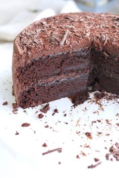 I&#39;ve been making this Amazing Chocolate Cake for over 10 years and haven&#39;t found another cake that measures up! It&#39;s the last from scratch chocolate cake recipe you&#39;ll ever need. Simply the best!