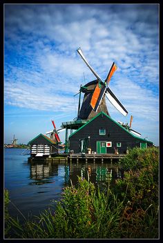 A windmill in the North of The Netherlands. <a class="pintag searchlink" data-query="%23greetingsfromnl" data-type="hashtag" href="/search/?q=%23greetingsfromnl&rs=hashtag" title="#greetingsfromnl search Pinterest">#greetingsfromnl</a>