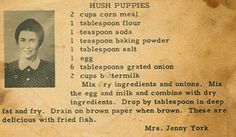 Roots From The Bayou: Family Recipe Friday - Hush Puppies