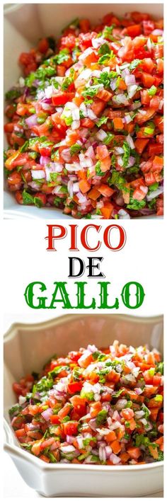 Pico De Gallo - Fresh tomato, cilantro, onion, and jalapeno make the best salsa???