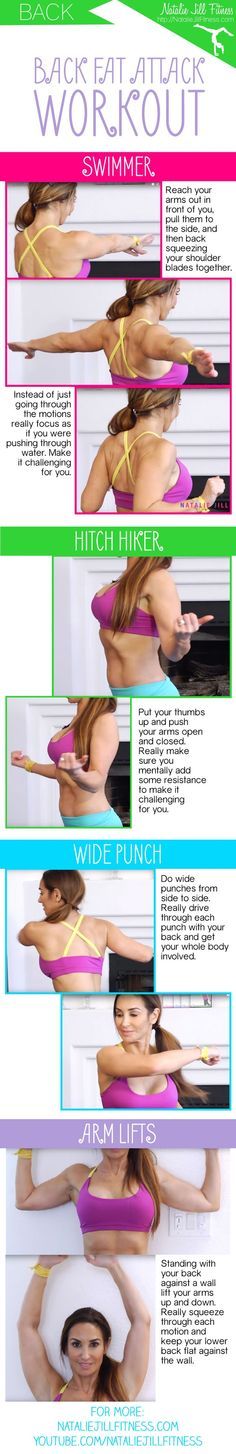 Back Fat Attack Exercises ??? Video <a class="pintag" href="/explore/fitness/" title="#fitness explore Pinterest">#fitness</a> <a class="pintag" href="/explore/workout/" title="#workout explore Pinterest">#workout</a>