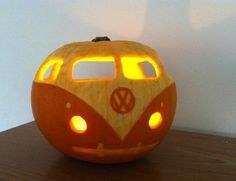 Pumpkin VW and more here: <a href="http://www.bobvila.com/articles/52-unexpected-and-amazing-ways-to-decorate-pumpkins/" rel="nofollow" target="_blank">www.bobvila.com/...</a> Just love Bob Vila! (ML)