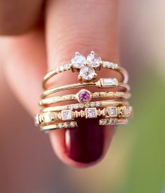 Ring stacks are our favorite thing! New styles :)