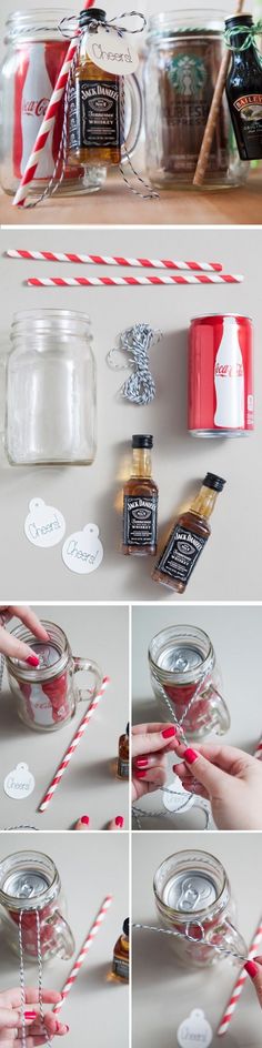 DIY: Mason Jar Cocktail Gifts For Men