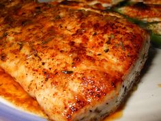 I made this the other night... My bf doesn&#39;t eat seafood but he loved this...ect -- Lemon Thyme Mahi Mahi