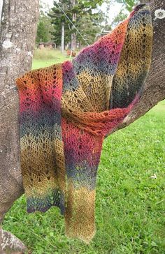 One Skein Cheron Scarf free crochet pattern - 10 free crochet scarf patterns
