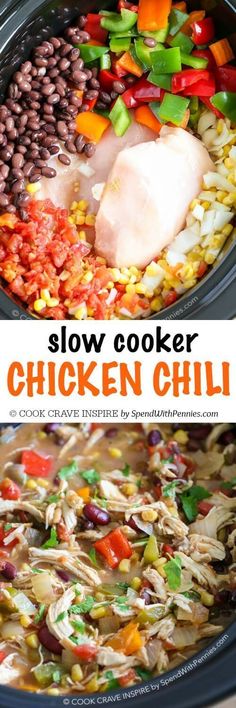 This is my go to crock pot recipe because it&#39;s SO good! Slow Cooker Chicken???