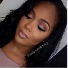 <a href="http://www.shorthaircutsforblackwomen.com/black-women-makeup-tips-for-dark-skin-copper-eyes-nude-lip-makeup/" rel="nofollow" target="_blank">www.shorthaircuts...</a> Black Women Makeup Tips For Dark Skin - Copper Eyes & Nude Lip Makeup - Black Hair OMG! Black Opal, Iman, Mac Tutorials & makeup ideas for black women.