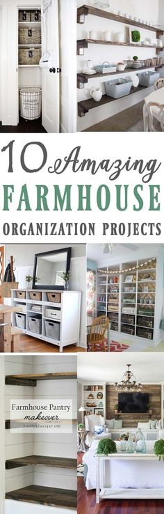Farmhouse Storage and Organization