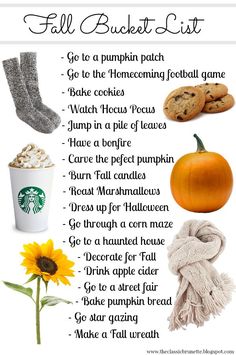 Want some inspiring ideas for Fall? Check out the ultimate Fall bucket list! Great ideas and memories that you can share with your friends and family!