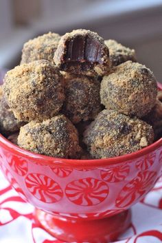 Gingerbread Truffles- These would be so easy to make into a raw food dessert! Just use coconut cream, dark chocolate, and spiced-up almond flour for the crumb.