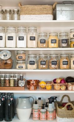 When it comes to pantry organization, it???s out with the old and in with the new with these tips from Apartment Therapy guaranteed to tidy up your space. Start by tossing out any snacks that are passed their prime. Then, keep all your favorite goodies in their places and within reach by storing them in airtight, labeled containers or wire mesh baskets. Extra points for allowing only one row of jars on each shelf.