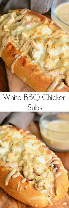 Total comfort and a whole lot of flavor! Delicious hot sub sandwich packed with chicken, cheese, and homemade white BBQ sauce.