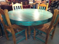 Rustic Table, Rustic Dining Set, Rustic Furniture, Western Furniture, Wood Furni