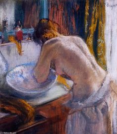 Edgar Degas - La toilette I