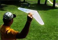avion en papier planeur record  