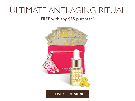 Receive a free 16-piece bonus gift with your $55 L'Occitane purchase