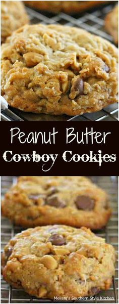 Peanut Butter Cowboy Cookies