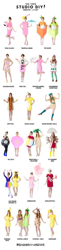 Our 2016 DIY Costume Lineup! | <a href="http://studiodiy.com" rel="nofollow" target="_blank">studiodiy.com</a>