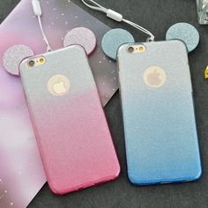 Fashion gradient silicone phone case Coupon code &quot;cutekawaii&quot; for 10% off