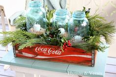 i will do this next christmas! :) House of Turquoise: Hymns and Verses