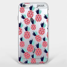 Custom Phone Case Red Pineapple