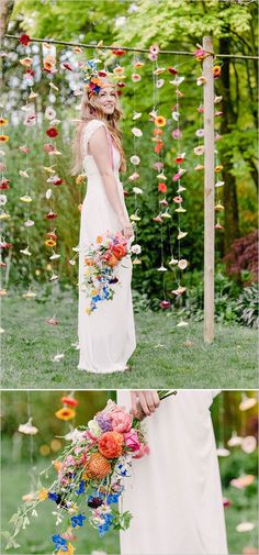 50 Wildflowers Wedding Ideas for Rustic / Boho Weddings | http://www.deerpearlflowers.com/wildflowers-wedding-ideas-for-rustic-boho-weddings/
