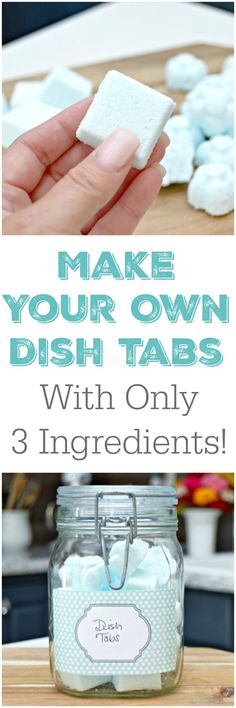 3 Ingredient Homemade Dish Tablets Recipe