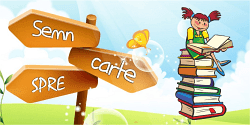 semn spre carte