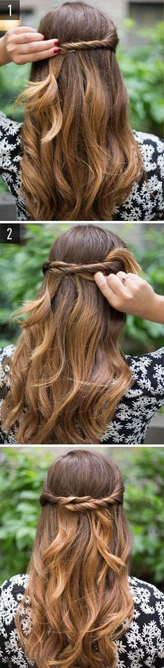 These Half Up hairstyle tutorials are great for that impeccable look. Also, they are easy to style and works for both, medium to long hair.