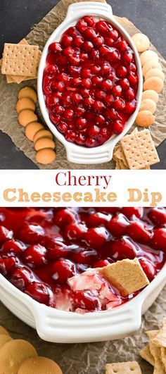 Cherry Cheesecake Dip | <a href="http://www.ihearteating.com" rel="nofollow" target="_blank">www.ihearteating.com</a> | <a class="pintag searchlink" data-query="%23nobake" data-type="hashtag" href="/search/?q=%23nobake&rs=hashtag" rel="nofollow" title="#nobake search Pinterest">#nobake</a> <a class="pintag" href="/explore/dessert/" title="#dessert explore Pinterest">#dessert</a> <a class="pintag" href="/explore/recipe/" title="#recipe explore Pinterest">#recipe</a>