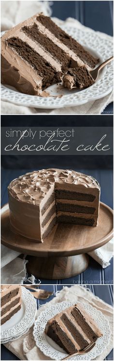 Simply Perfect Chocolate Cake: this is the BEST chocolate cake recipe out there???