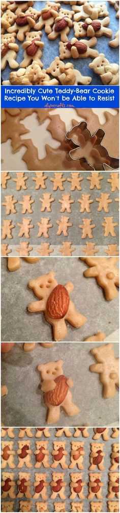 Incredibly Cute Teddy-Bear Cookie Recipe You Won???t be Able to Resist You can get the bear cookie cutter on Amazon and watch the video tutorial on Youtube