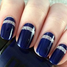 45 Catchy Sparkle Nails Design For Party Eve in 2016 - Latest Fashion Trends