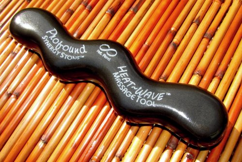 PROFOUND HEAT~WAVE Hot Stone Massage Tool by SYNERGY STONE Back Massager With Heat