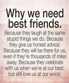 I have NO IDEA what I would do without my friends. A girl has GOT TO HAVE GIRLFRIENDS in their life!