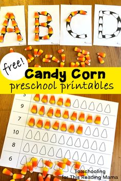 Candy Corn Preschool Activities and Printables {FREE} | Totschooling for This Reading Mama