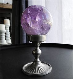 Divination: Amethyst #Crystal #Ball.