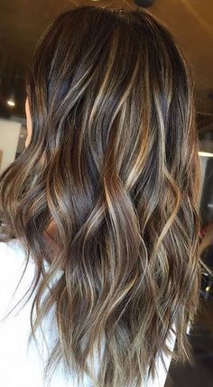 perfect brunette fall hair color idea