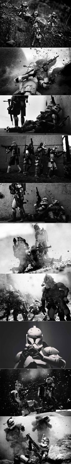 Humanizing soldier toys in Star Wars universe (Matthew Callahan)