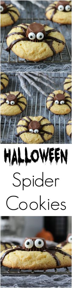 Easy Halloween Spider Cookies - a super easy treat for Halloween
