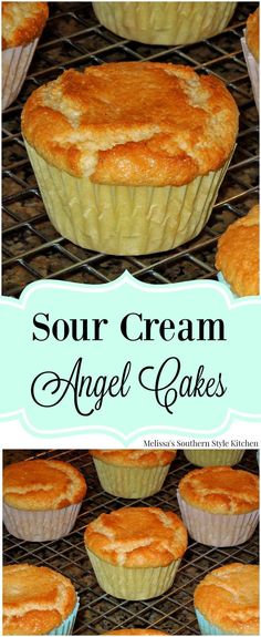 Sour Cream Angel Cakes