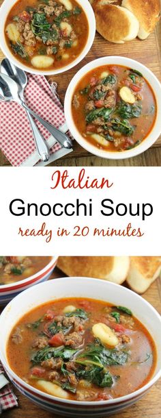 Italian Gnocchi Soup Recipe found at <a href="http://missinthekitchen.com" rel="nofollow" target="_blank">missinthekitchen.com</a>