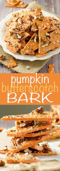 Pumpkin Butterscotch Bark